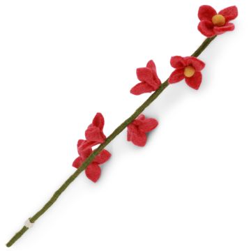 Gry & Sif Filz BLÜTENZWEIG Melon (43cm)