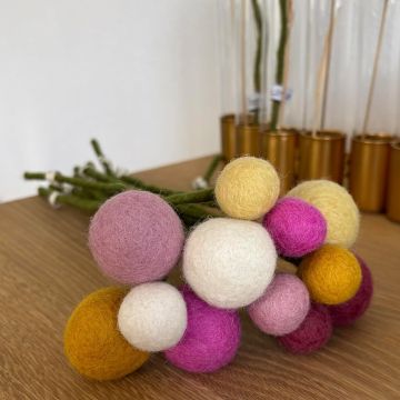 Gry & Sif Filz BLUME XL Ball (Ø7x64cm)