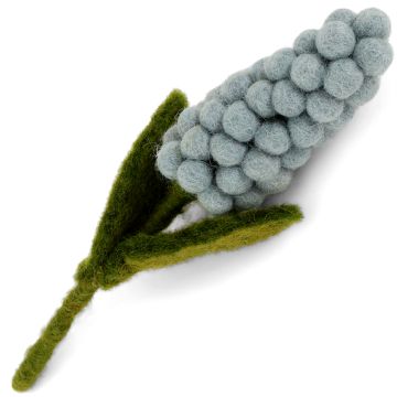 Gry & Sif Filz Blume HYAZINTHE Light Blue (17cm)