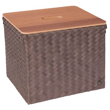 Handed By Basket GRAND Popular & Lid Taupe