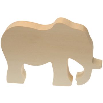 Schnitzrohling aus Lindenholz ELEFANT
