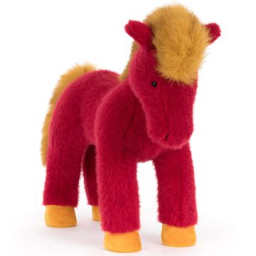Jellycat KUSCHELTIER PFERD Festival rot/gelb