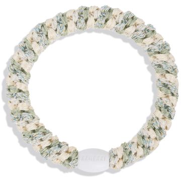 KKNEKKI HAIR TIE Ivory Glitter Dusty Lind Green