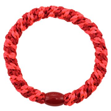 KKNEKKI HAARGUMMI Red Neon Pink Stripe