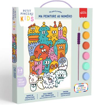 La Petite Épicerie PAINT BY NUMBERS Set "Fun Gang" (5–8 years)