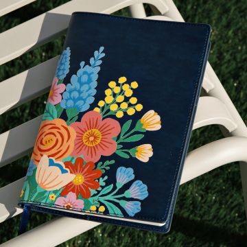 La Petite Épicerie PAINT BY NUMBERS NOTEBOOK Flowers