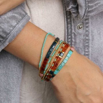 La Petite Épicerie DIY PERLENARMBÄNDER Set gold