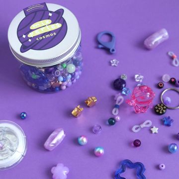 La Petite Épicerie DIY SCHMUCK Perlenset "Cosmos" Lila