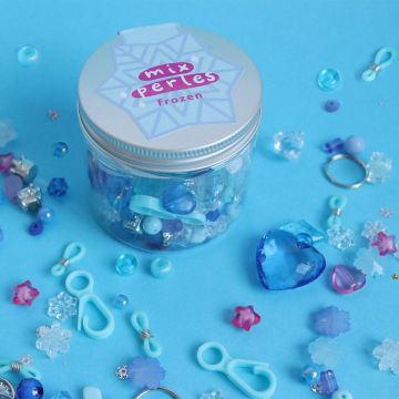 La Petite Épicerie DIY SCHMUCK Perlenset "Frozen" Blau Mix