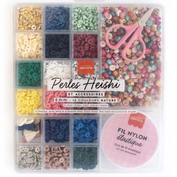 La Petite Épicerie HEISHI PERLEN Box mit 16 Farben