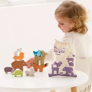 Le Toy Van forest stacker tower