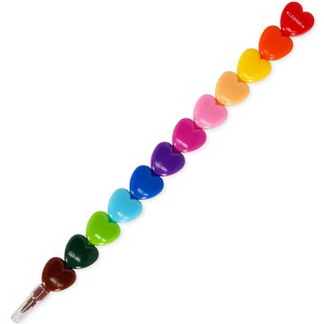 Legami 12 Interlocking Colored Pencils HEART Dream in Color