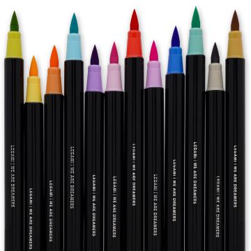 Legami 12 BRUSH MARKERS Pastel Colours