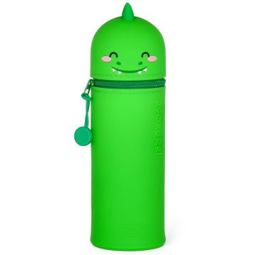 Legami 2-in-1 Silicone PENCIL CASE Kawaii DINOSAUR