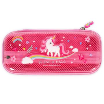 Legami PENCIL CASE Transparent Unicorn "WonderWow"
