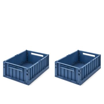 LIEWOOD 2 Klappkisten WESTON indigo blue M