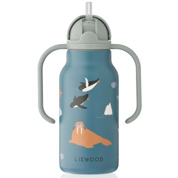 LIEWOOD KIMMIE 250ml Arctic Sea / Ocean View Water Bottle