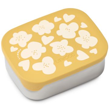 LIEWOOD LUNCH BOX Arthur "Flower" lemon yellow