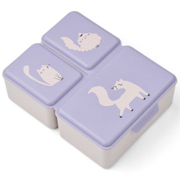 LIEWOOD BROTDOSE Driss "Katzen" Warm Lilac