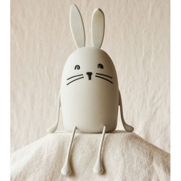 LIEWOOD Silicone NIGHT LIGHT Evex "Rabbit" sandy