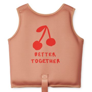 LIEWOOD Life Jacket DOVE Better Together Pale Tuscany 1-2 yrs (11-15 kg)