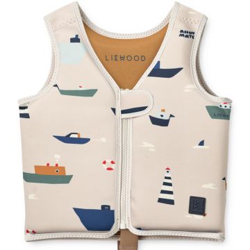 LIEWOOD LIFE JACKET Dove "Sailing" Sandy 1-2 yrs (11-15 kg)