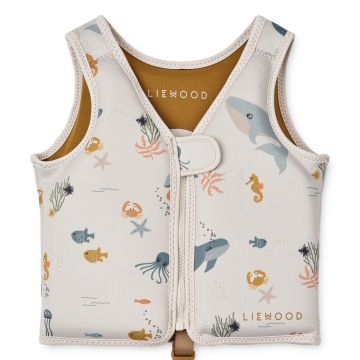 LIEWOOD Life Jacket DOVE Sea Creature Sandy 1-2 yrs (11-15 kg)