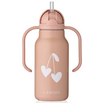LIEWOOD WATER BOTTLE Kimmie "Sweethearts" pale tuscany (250ml)