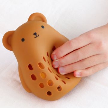 A Little Lovely Company RASSEL aus Silikon Bär braun