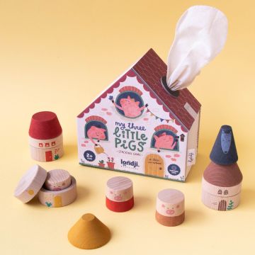 Londji STACKING GAME "My 3 Little Pigs"