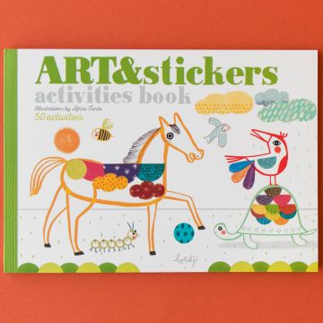 Londji ACTIVITY BOOK "Art & Stickers" Animals (3 yrs+)