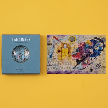 Londji Zoom MIKROPUZZLE Kandinsky "Gelb-Rot-Blau" (150 Teile)