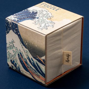 Londji Cube PUZZLE Hokusai "Die große Welle vor Kanagawa" The Wave (520 Teile)