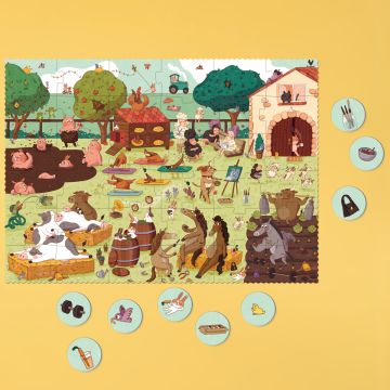Londji Observation PUZZLE "Farmtastic" (36 Pieces)