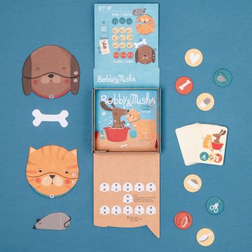 Londji Tiny Game MEMORY "Bobby & Misha" (4 yrs+)