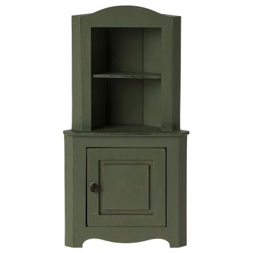 Maileg ECKSCHRANK für Miniatur Puppenhaus dunkelgrün