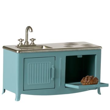 Maileg KÜCHE für Maus Puppenhaus Blau