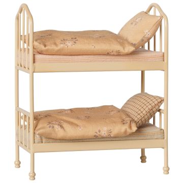 Maileg ETAGENBETT für MAUS Puppenhaus Beige