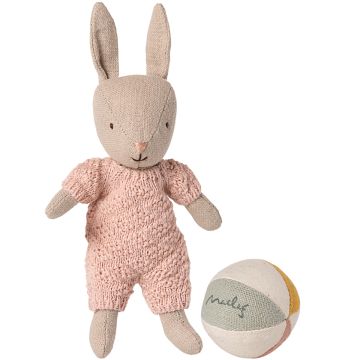 Maileg Heller Mikro HASE mit Ball rosa