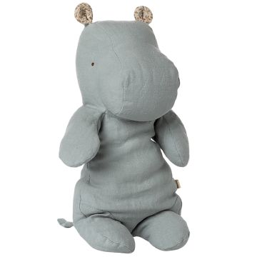 Maileg Safari Friends NILPFERD Hippo M Blaugrau