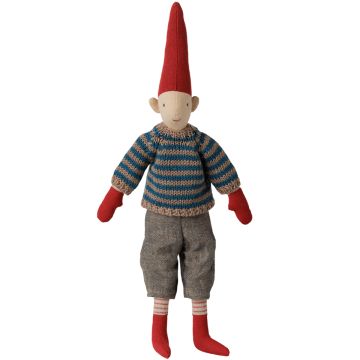 Maileg PIXY PUPPE Junge mit Gestreiftem Strickpullover (Größe 2)