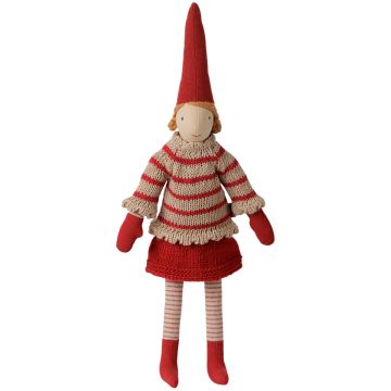 Maileg PIXY PUPPE Mädchen mit Gestreiftem Strickpullover (Größe 2)