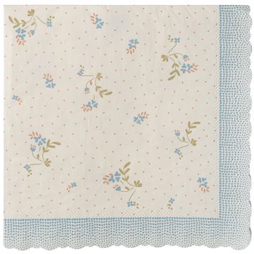 Maileg 20 Napkins BAE Blue