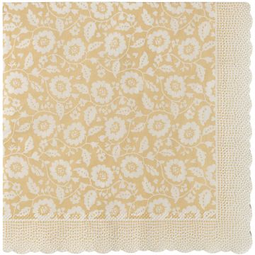 Maileg 20 Servietten BLUMEN Gelb