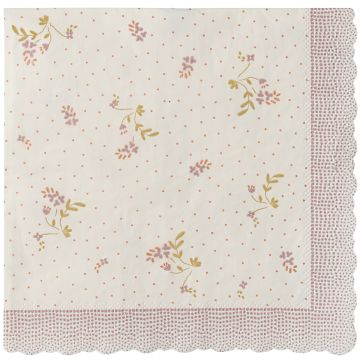 Maileg 20 Servietten BAE Rose