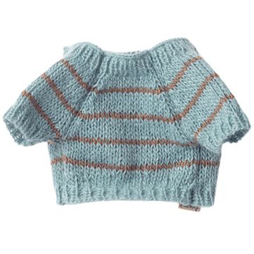 Maileg SWEATER for Puppy Dusty Blue
