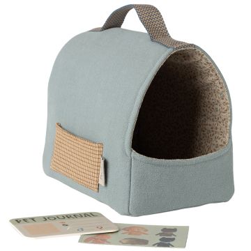 Maileg TRANSPORT BOX for Puppy Small Blue