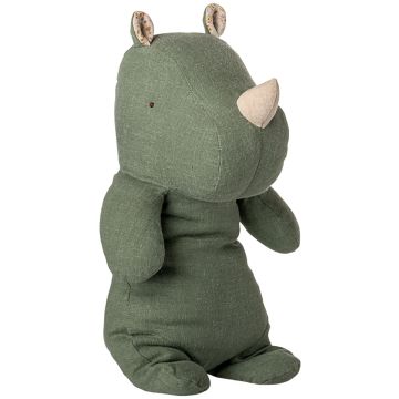 Maileg PLUSH TOY Safari Friends RHINO Medium Sage (34cm)