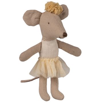 Maileg MOUSE Little Sister BALLERINA Off-White