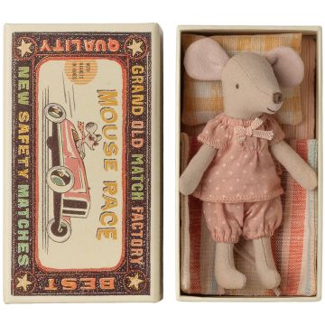 Maileg Big Sister MOUSE in a Matchbox